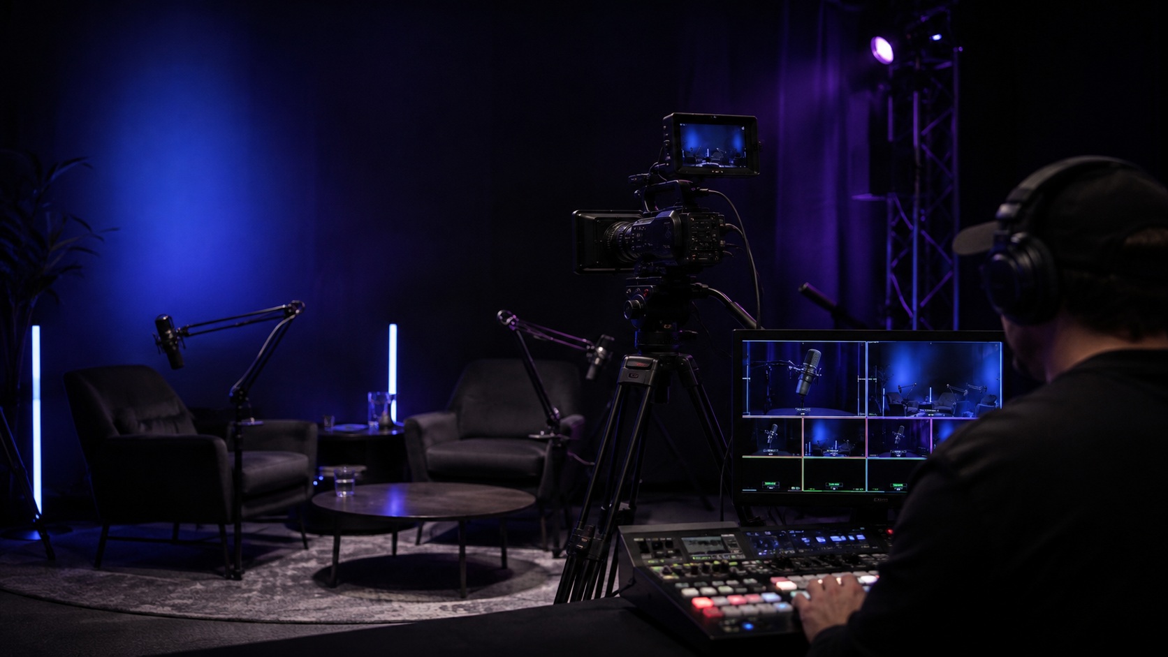 Estudio profesional de podcast y streaming en Palermo, Buenos Aires